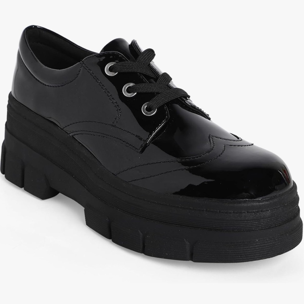 Aldo MAGHER Black Womens Lug Sole Shoes